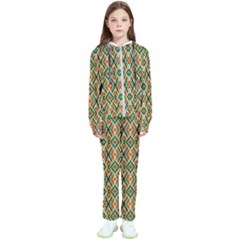 Pattern Design Vintage Abstract Kids  Tracksuit by Jatiart