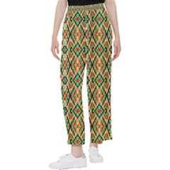 Pattern Design Vintage Abstract Women s Pants 