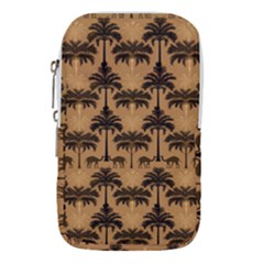 Camel Palm Tree Patern Waist Pouch (large)