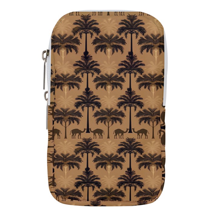 Camel Palm Tree Patern Waist Pouch (Large)