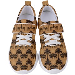 Camel Palm Tree Patern Women s Velcro Strap Shoes by Jatiart