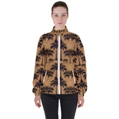 Background Abstract Pattern Design Women s High Neck Windbreaker by Jatiart