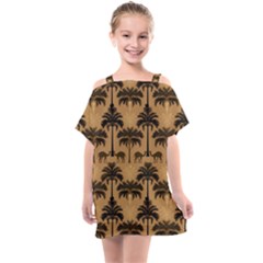 Ice Cream Patterns Pattern Neon Sweet Kids  One Piece Chiffon Dress