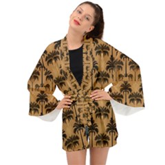 Ice Cream Patterns Pattern Neon Sweet Long Sleeve Kimono