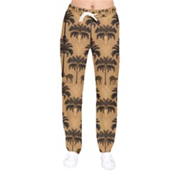 Abstract Design Background Patterns Women Velvet Drawstring Pants