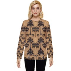 Pattern Background Decorative Hidden Pocket Sweatshirt