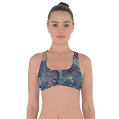 Flowers Trees Forest Got No Strings Sports Bra by Jatiart