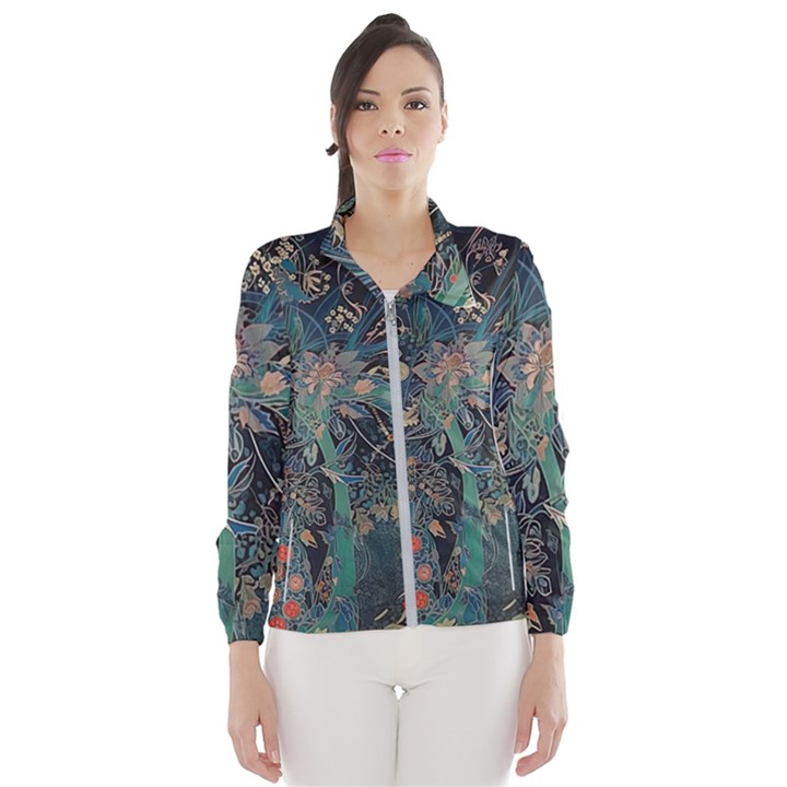 Flowers Trees Forest Women s Windbreaker