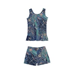 Flowers Trees Forest Kids  Boyleg Swimsuit