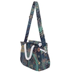 Flowers Trees Forest Rope Handles Shoulder Strap Bag