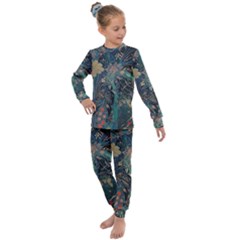 Flowers Trees Forest Kids  Long Sleeve Set 