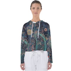 Flowers Trees Forest Women s Slouchy Sweat