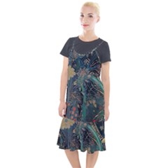 Bird Flower Tree Forest Camis Fishtail Dress by Jatiart