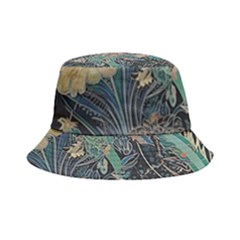 Vintage Peacock Feather Bucket Hat