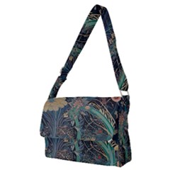 Flowers Trees Forest Full Print Messenger Bag (m)