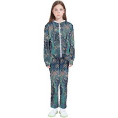 Flowers Trees Forest Kids  Tracksuit by Jatiart