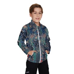 Vintage World Map Kids  Windbreaker