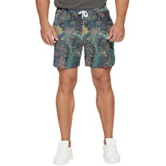 Flowers Trees Forest Men s Runner Shorts