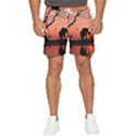 Elephant Landscape Tree Africa Sunset Safari Wild Men s Runner Shorts View1