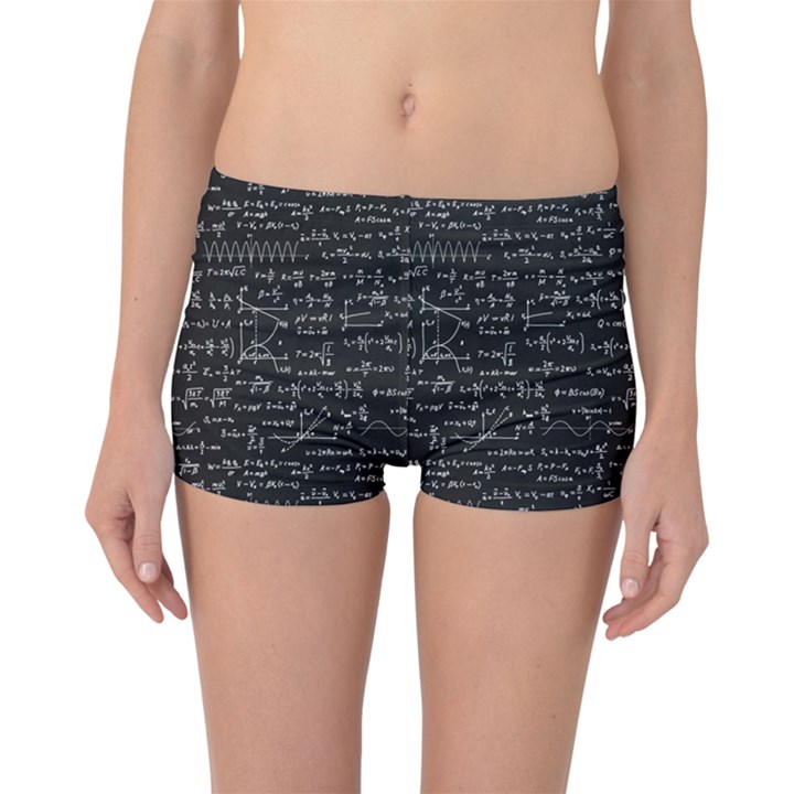 Math Equations Formulas Pattern Boyleg Bikini Bottoms