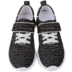 Math Equations Formulas Pattern Women s Velcro Strap Shoes by Ravend