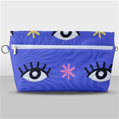 Eye Star Asterisk Pattern Background Handbag Organizer by Ravend