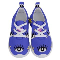 Eye Star Asterisk Pattern Background Running Shoes by Ravend