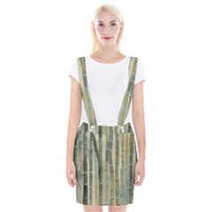 Bamboo Plants Braces Suspender Skirt by Ravend