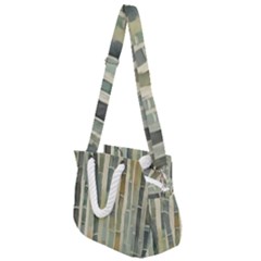 Bamboo Plants Rope Handles Shoulder Strap Bag by Ravend