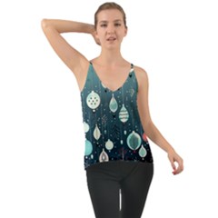 Ball Bauble Winter Chiffon Cami by Ravend