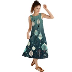 Ball Bauble Winter Summer Maxi Dress