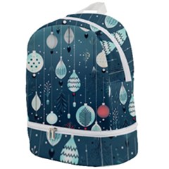 Ball Bauble Winter Zip Bottom Backpack