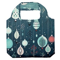 Ball Bauble Winter Premium Foldable Grocery Recycle Bag