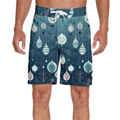 Ball Bauble Winter Men s Beach Shorts