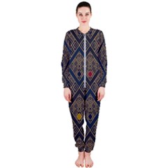 Pattern Flower Design Onepiece Jumpsuit (ladies) by Ravend