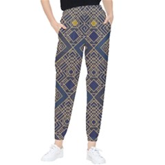 Pattern Floral Leaves Women s Tapered Pants by Ravend