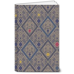 Pattern Flower Design 8  X 10  Softcover Notebook by Ravend