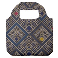 Pattern Seamless Antique Luxury Premium Foldable Grocery Recycle Bag by Ravend