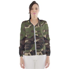 Texture Military Camouflage Repeats Seamless Army Green Hunting Women s Windbreaker