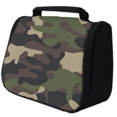 Texture Military Camouflage Repeats Seamless Army Green Hunting Full Print Travel Pouch (big) by Ravend