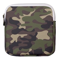 Texture Military Camouflage Repeats Seamless Army Green Hunting Mini Square Pouch by Ravend