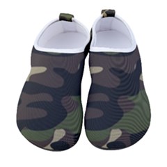 Texture Military Camouflage Repeats Seamless Army Green Hunting Kids  Sock-style Water Shoes by Ravend