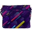 Colorful Abstract Background Buckle Messenger Bag View3