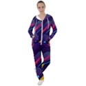 Colorful Abstract Background Women s Tracksuit View1