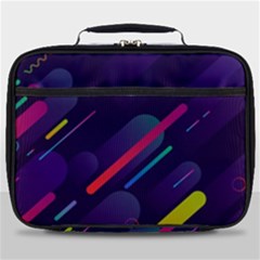 Colorful Abstract Background Full Print Lunch Bag by Ravend