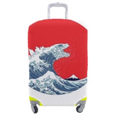 The Great Wave Of Kaiju Luggage Cover (medium) by Cendanart