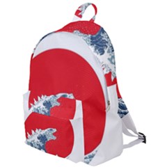 The Great Wave Of Kaiju The Plain Backpack by Cendanart