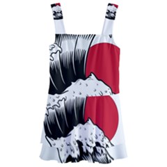 Japanese Sun & Wave Kids  Layered Skirt Swimsuit by Cendanart