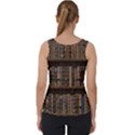 Old Bookshelf Orderly Antique Books Velvet Tank Top View2