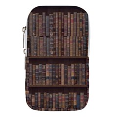 Old Bookshelf Orderly Antique Books Waist Pouch (large) by Cendanart